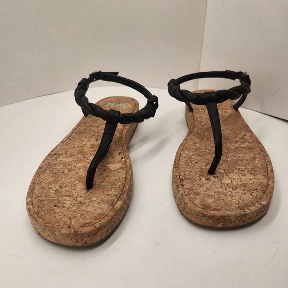 Leather Sandals Paige Platform Sandal Saint Laurent Brown Paige